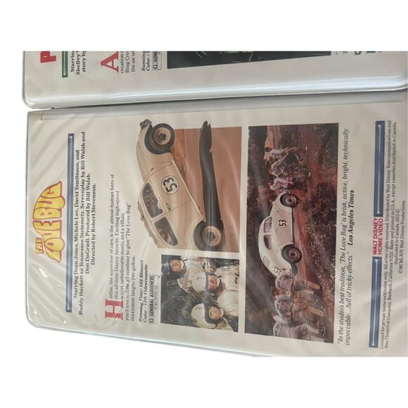 Walt Disney Pete's Dragon and The Love Bug VHS 1977 Clamshell Classic Rare Movie - Picture 6 of 10